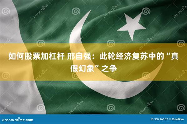 如何股票加杠杆 邢自强：此轮经济复苏中的“真假幻象”之争