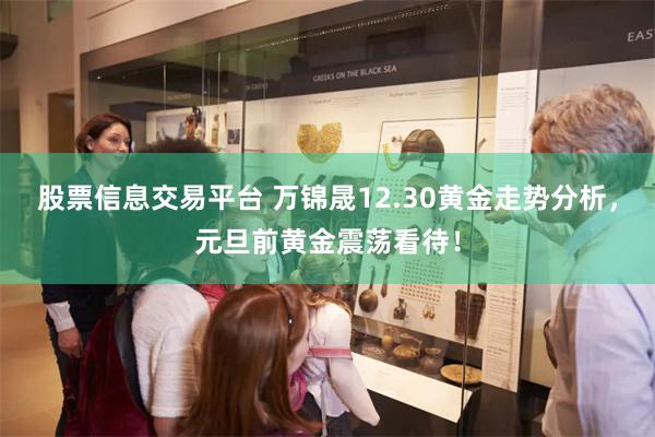 股票信息交易平台 万锦晟12.30黄金走势分析，元旦前黄金震荡看待！