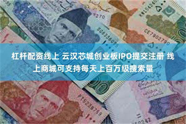 杠杆配资线上 云汉芯城创业板IPO提交注册 线上商城可支持每天上百万级搜索量