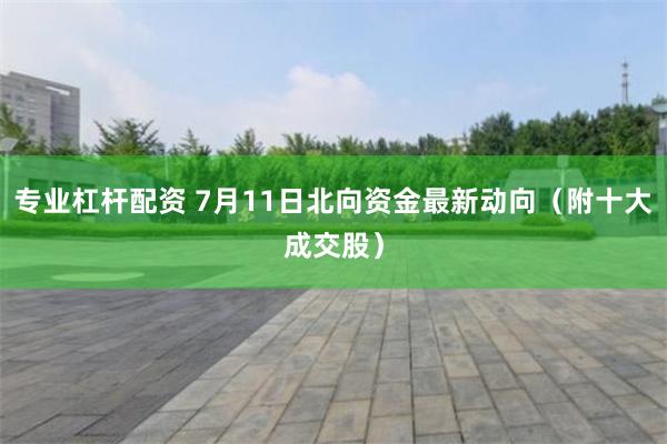 专业杠杆配资 7月11日北向资金最新动向（附十大成交股）