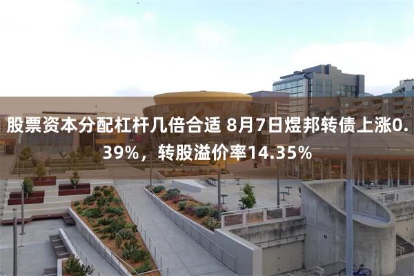 股票资本分配杠杆几倍合适 8月7日煜邦转债上涨0.39%，转股溢价率14.35%